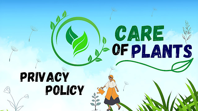 Care of plants Privacy policy