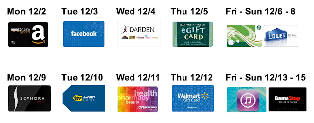 http://blog.swagbucks.com/2013/11/amazing-december-gift-card-sale.html
