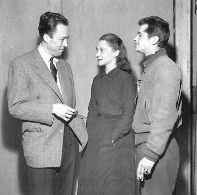 Albert Camus, María Casares y Serge Reggiani