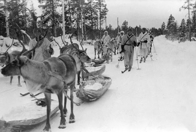 2 January 1940 worldwartwo.filminspector.com reindeer Finnish troops