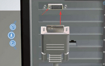 cara memasang kabel monitor ke CPU