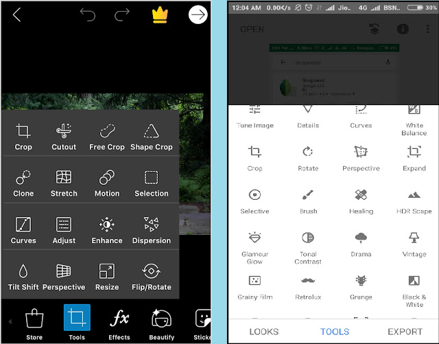 Snapseed VS PicsArt Which Is The Best