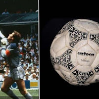 Bola 'Tangan Tuhan' Maradona dilelong pada harga RM13.14 juta