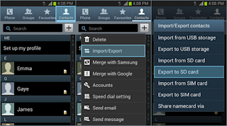 Cara Export dan Import Kontak di Android