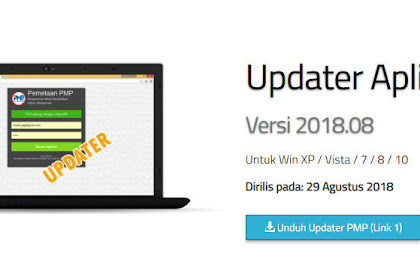 Rilis Updater Aplikasi PMP Versi 2018.08