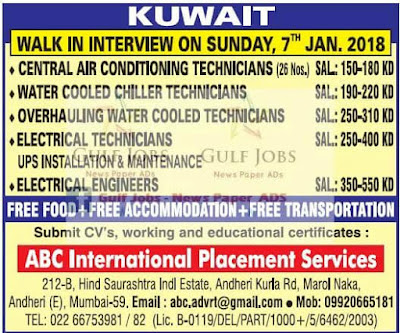 Kuwait Large Job Opportunities - free food & Accommodation