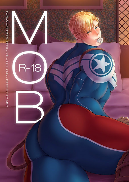 Bara, Ahegao, Big ass, Bitch, Bodysuit, Mind Break, Muscle, Captain America, Avengers, Yaoi, แปลไทย, MOB, MA2, Momose Sei, 