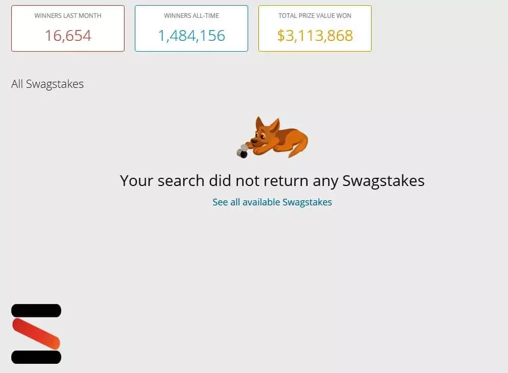 الربح من مسابقات يانصيب SwagBucks