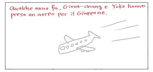 Qualche anno fa, Giova-chang e Yoko hanno preso un aereo per il Giappone.