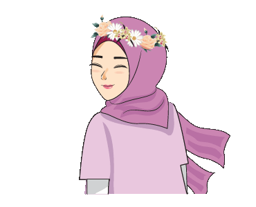 LINE Creators Stickers LOVELY HIJAB  GIRL Animated 