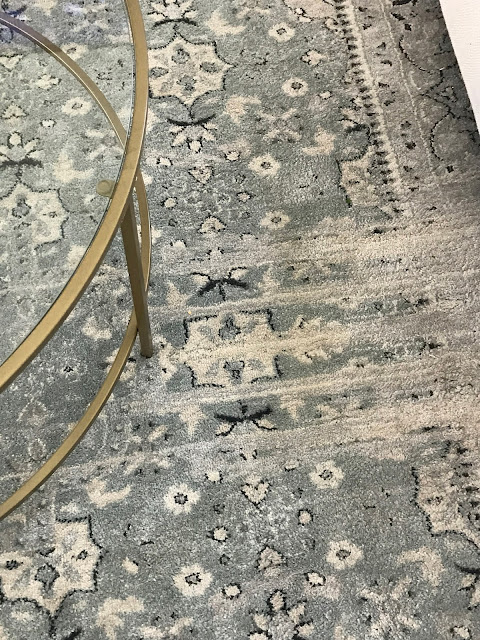 Vintage abstract rug
