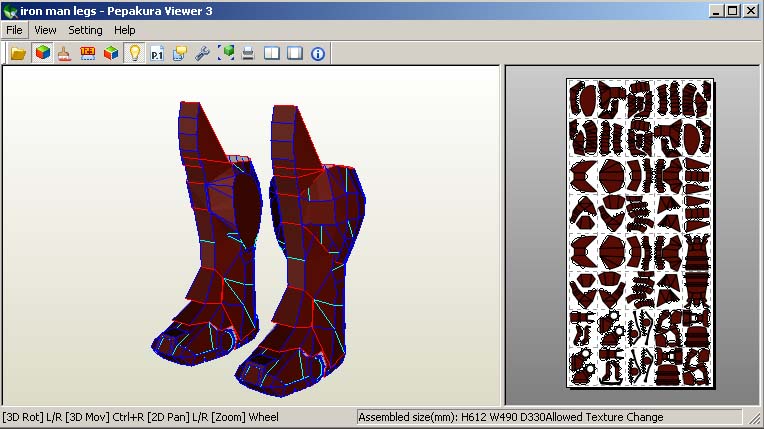 wearable boots  man download armor full Iron Man iron papercraft