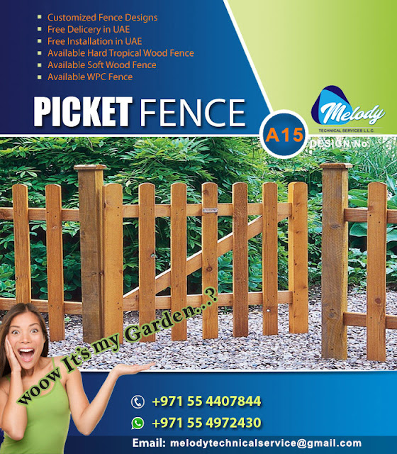 Wooden Fence in Sharjah | Fence in UAE | Wooden Fence in Dubai Abu Dhabi
