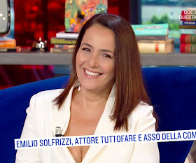 Roberta Capua bella conduttrice tv 24 giugno