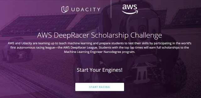 منح دراسية  كاملة المصاريف لازيد من 200 طالب الذين يرغبون في تعزيز مهاراتهم في التعلم الآلي مقدمة من طرف  AWS و Udacity