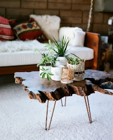 A Hammer & Heels - Worth Stealing: Wood Slab Tables