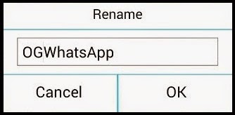 Rename Whatsapp to OGwhatsapp