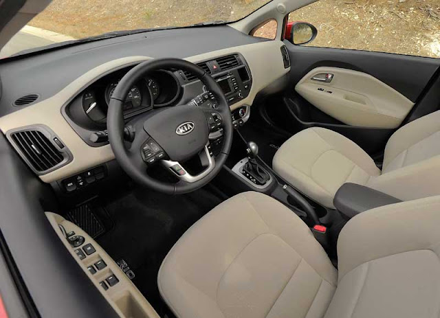 2012 Kia Rio EX interior - Subcompact Culture