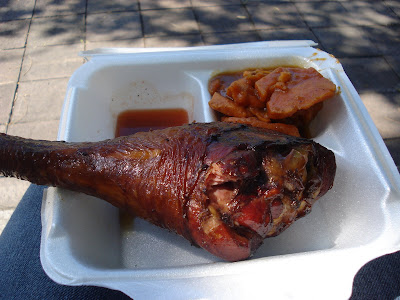 My giant smoked turkey leg