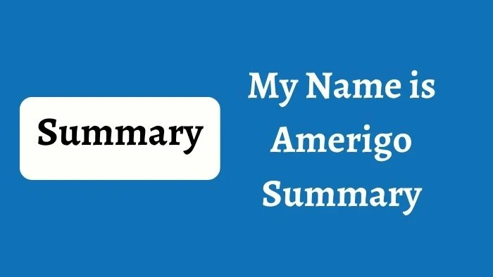 My Name is Amerigo Summary