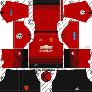  and the package includes complete with home kits Baru!!! Manchester United 2018/19 Kit - Dream League Soccer Kits