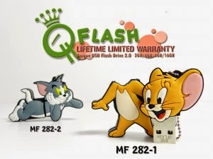 flashdisk rubber tom dan jerry 2d | aneka flashdisk unik