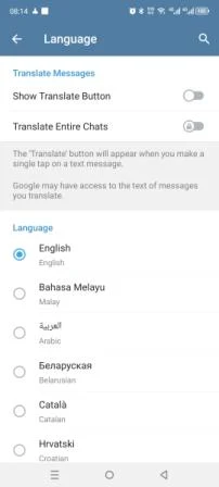How to Enable Live Chat Translation on Telegram
