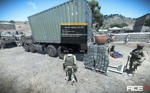 Arma3用ACE3 MODで兵站機能を開発中