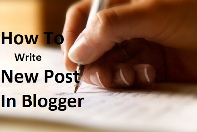 write-new-article-on-blogger