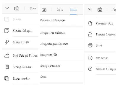 Menulis di hape android dengan WPS Office