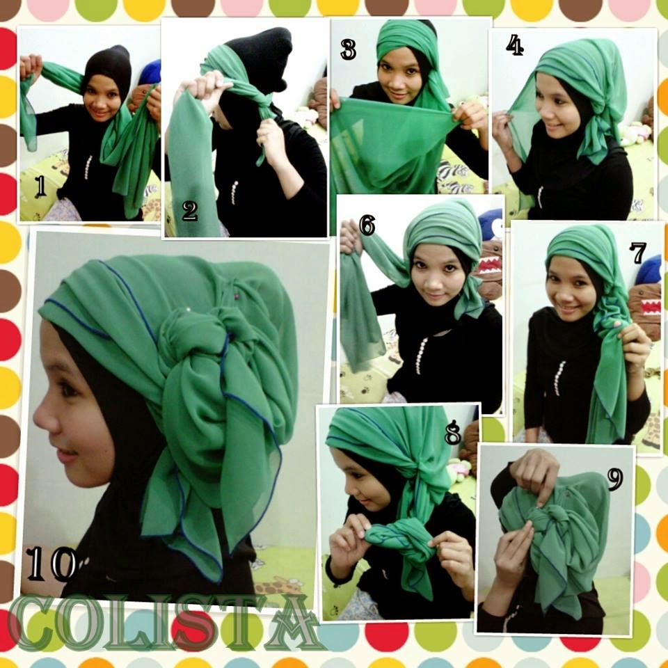 Tutorial Hijab Segi Empat Untuk Wajah Oval Tutorial Hijab Paling