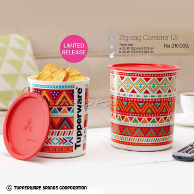 Zig-Zag Canister ~ Katalog Tupperware Promo Mei 2016