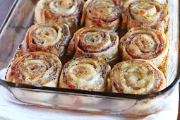 Baked Ham and Cheese Rollups