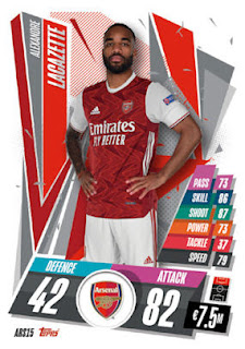 Topps Match Attax 2020-2021 Arsenal Set