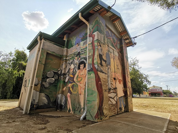 Street art in Wagga Wagga by Simon White