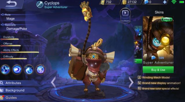 Guide dan Build Item Gear Cyclops Mudah Savage di Mobile Legends