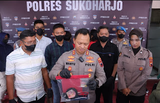 Polres Sukoharjo Tangkap Sepasang Kekasih dan Seorang Residivis yang Jadi Kurir Narkoba