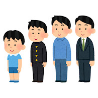 いろいろな斜めから見た立つ人のイラスト 男性 かわいいフリー素材集 いらすとや