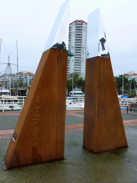 Public art on display; Nanaimo Harbour