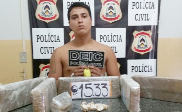 Polícia Civil apreende mais de 5kg de drogas e prende suspeito por tráfico em Gurupi