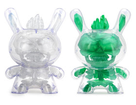 KRAK Crystal & Protector Edition 8” Dunny Vinyl Figures by Scott Tolleson x Kidrobot