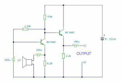 Speaker Microphone Audio Circuit