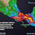 La tormenta tropical Calvin tocó tierra a 6 km al este de Ayutla, Municipio de San Pedro Huamelula, Oaxaca