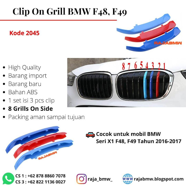 Clip On Grill BMW F48