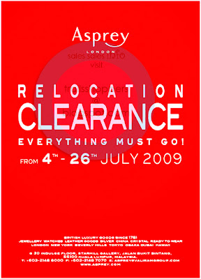 Asprey London Relocation Clearance Sale
