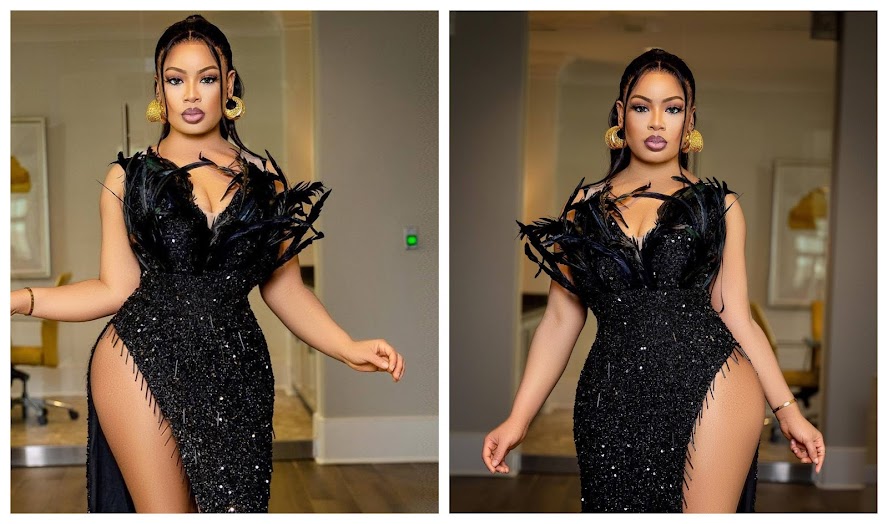 Reality star, Nina Dazzles in Black as she celebrates her 26th birthday (Photos)