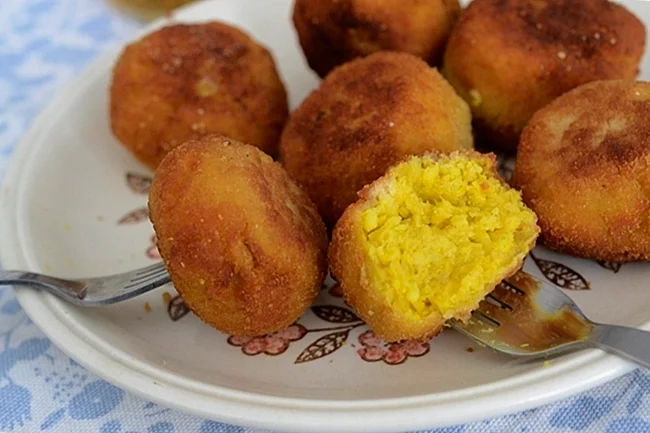 Croquetas de mijo y coliflor