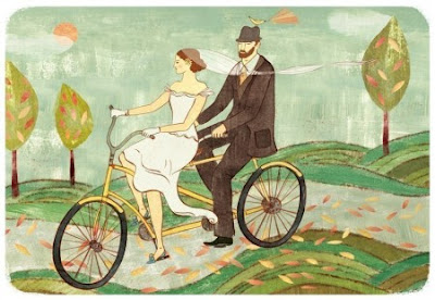 Bicycling in a Wedding Dress