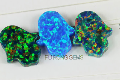 Synthetic-Opal-hamsa-hand-shape-Loose-stones-China-Wholesale-Supplier