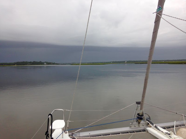 Sailing Amelia River